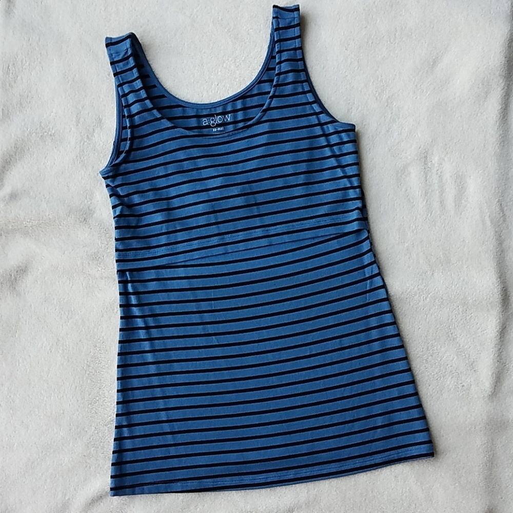 A:GLOW nursing tank top